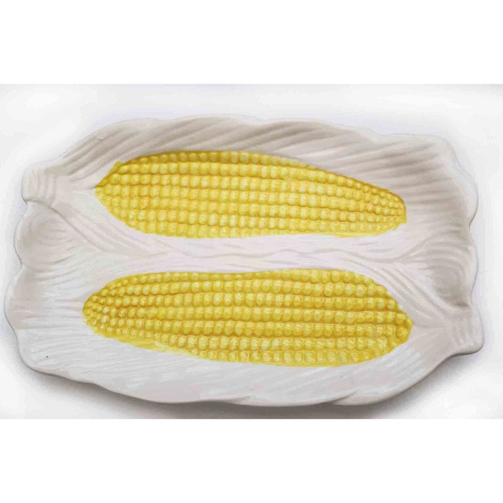 Vintage Hoffritz Japan Corn Platter Plate